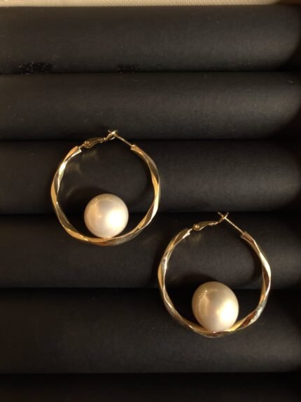 Luna Pearl Hoops 2