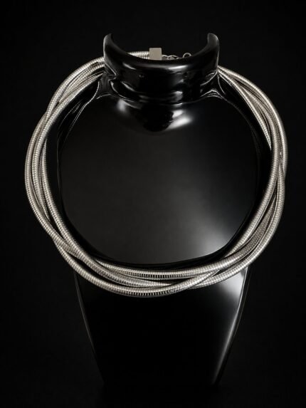 Sterling Cascade Necklace & Bracelet (Necklace) 1