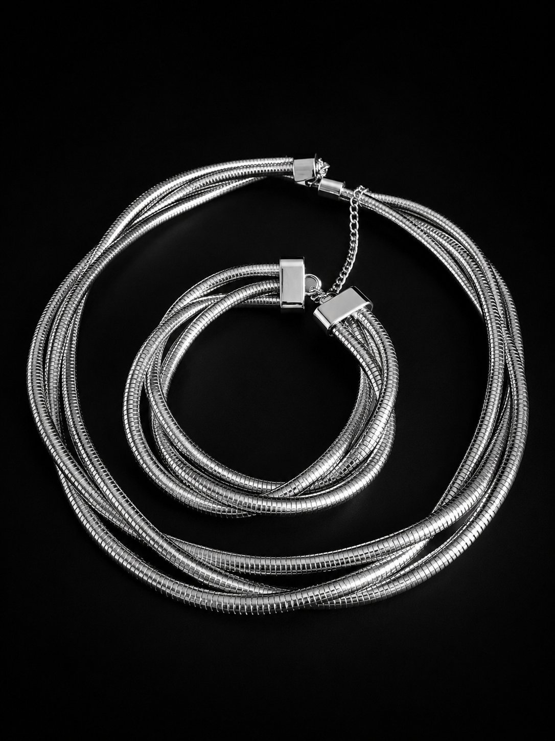 Sterling Cascade Necklace & Bracelet (Bracelet) 2 Sterling Cascade Necklace & Bracelet (Bracelet) 2