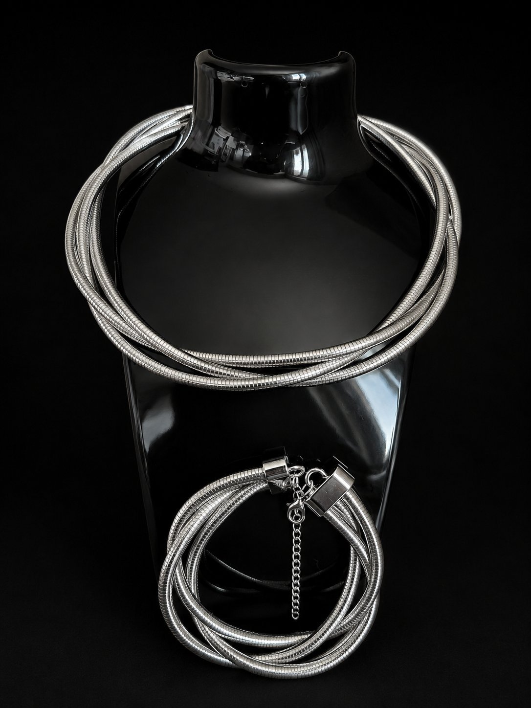 Sterling Cascade Necklace & Bracelet (Bracelet) 3 Sterling Cascade Necklace & Bracelet (Bracelet) 3