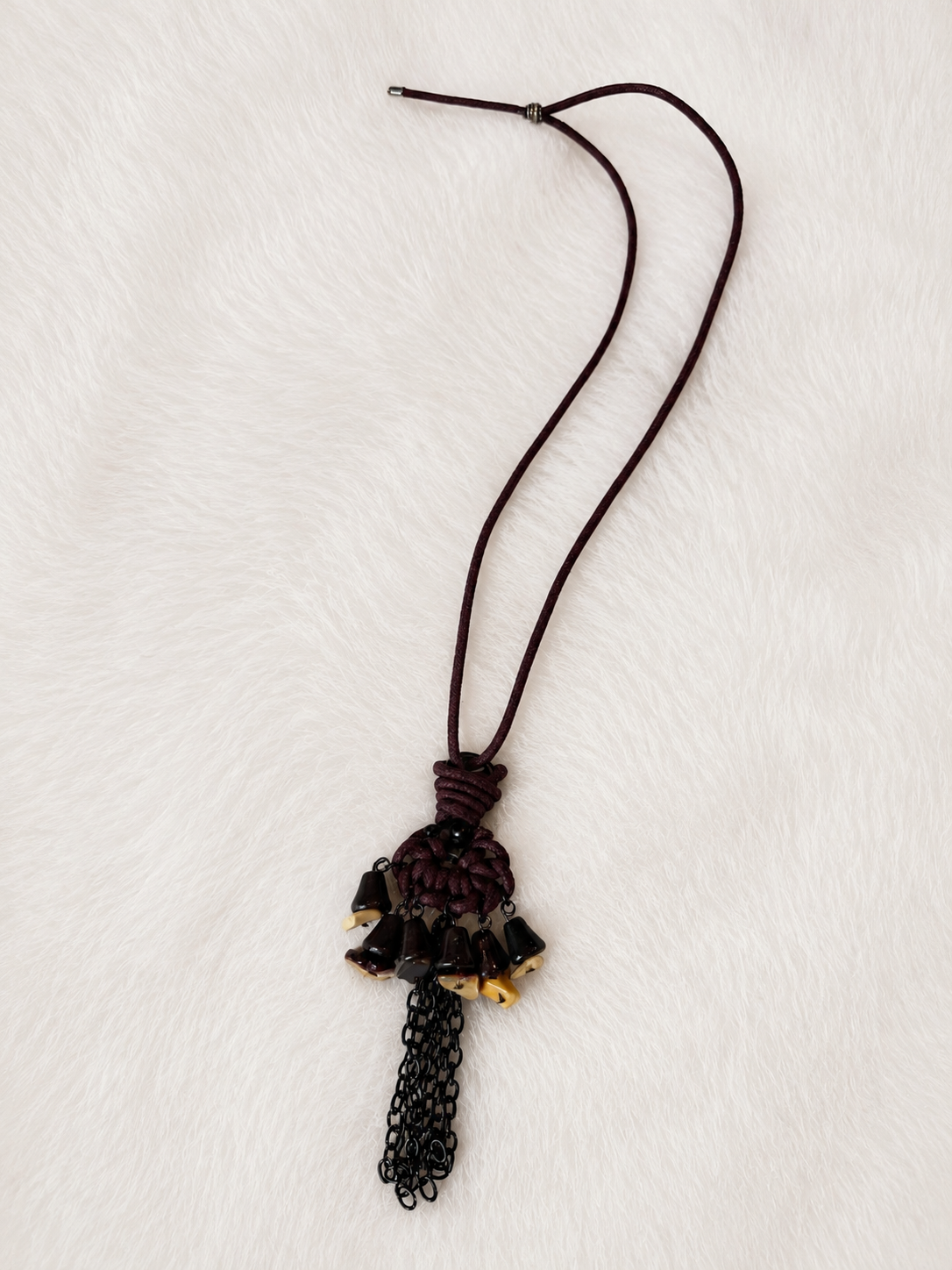 Nomad Tassel Maroon 1