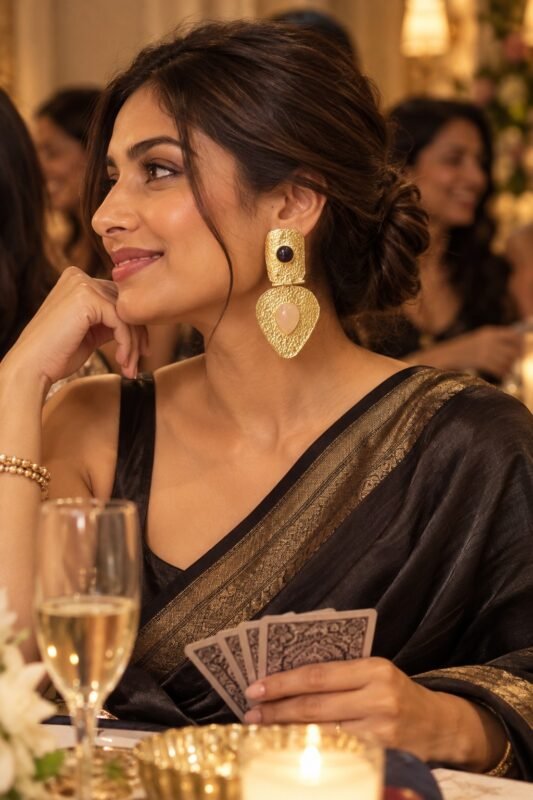 Aurelia Textured Drop Earrings 2