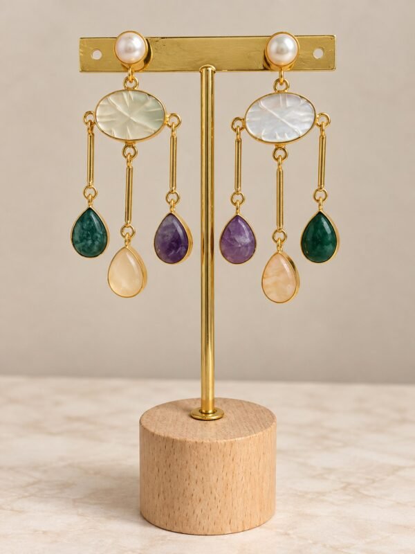 Celeste Cascade Earrings 1
