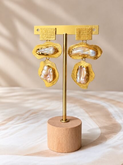 Celeste Sculpt Earrings 2