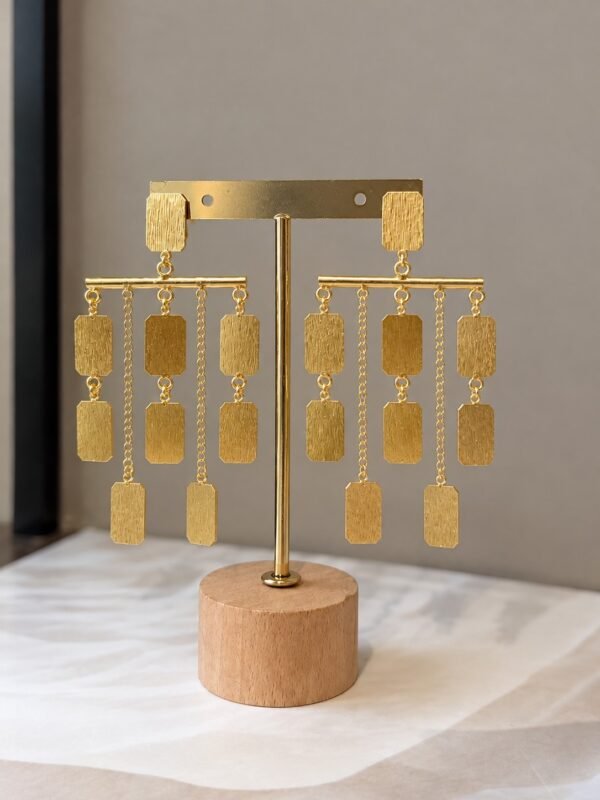 Geometric Cascade Earrings 2