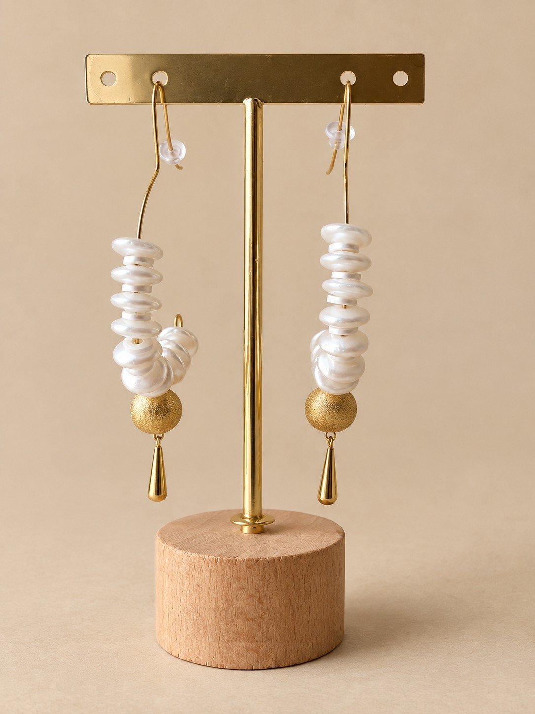 Ivory Swirl Danglers 2 Ivory Swirl Danglers 2