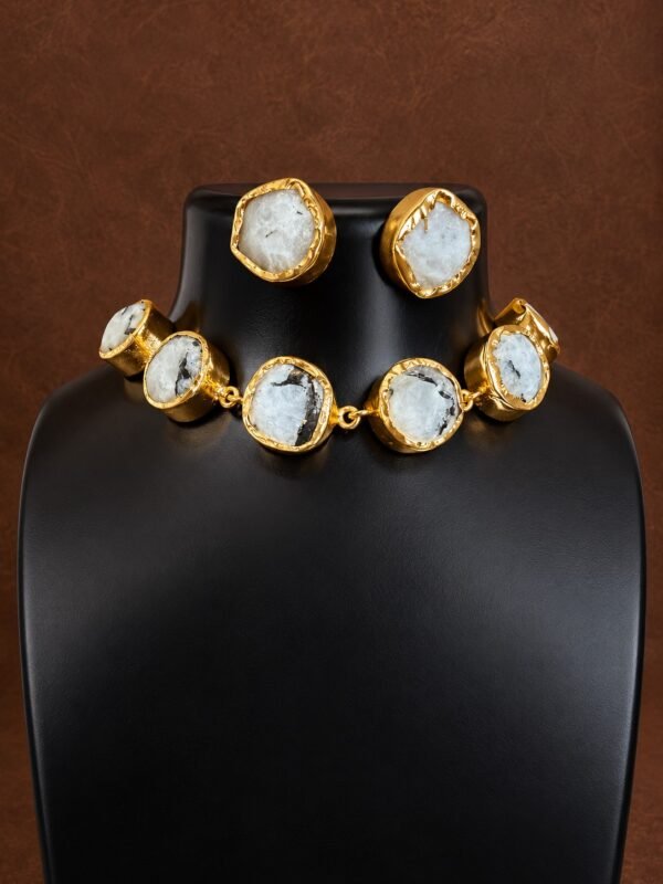 Moonstone Mosaic Choker Set 2