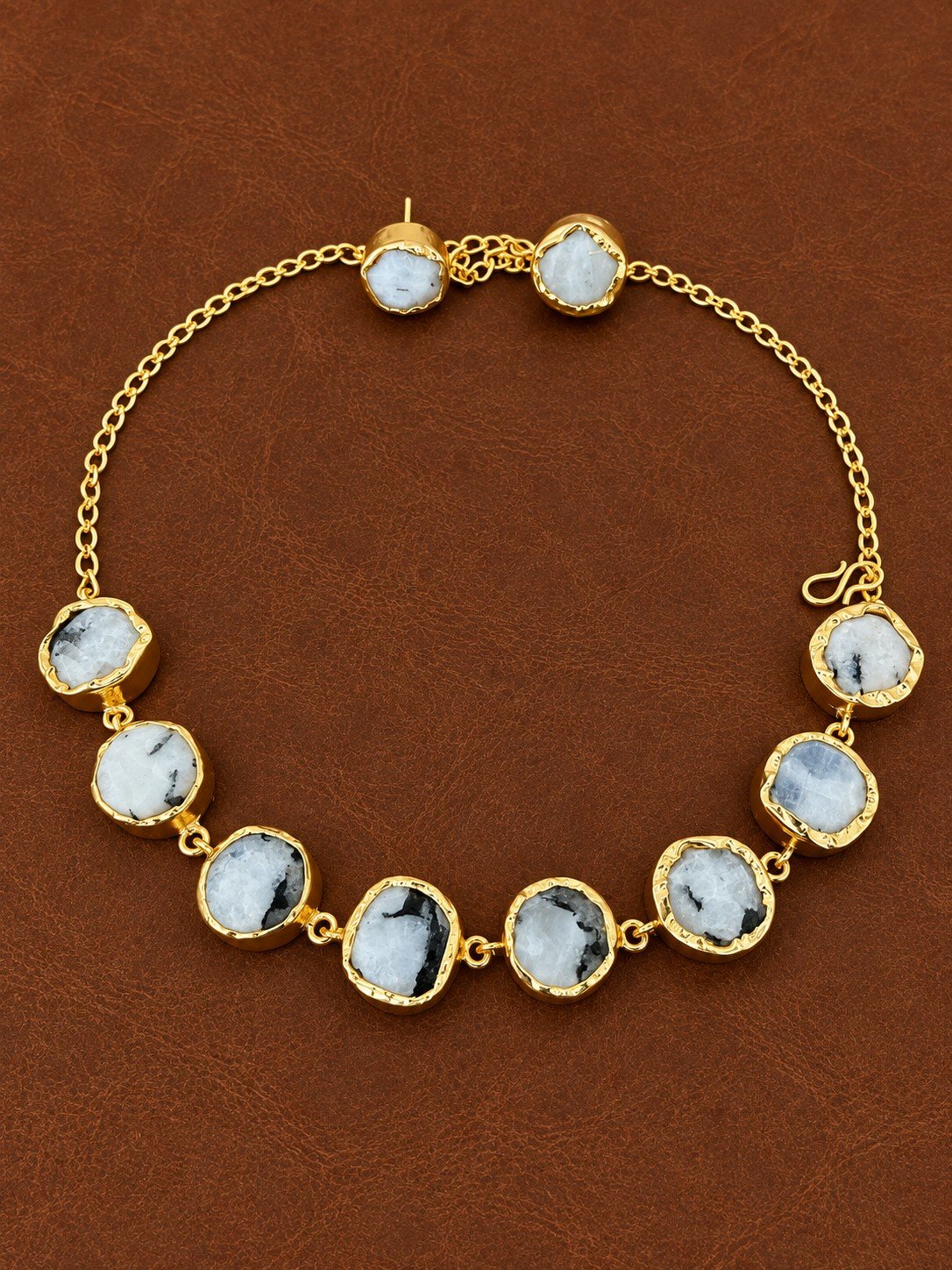 Moonstone Mosaic Choker Set 3 Moonstone Mosaic Choker Set 3