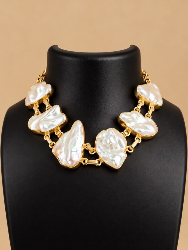 Pearl Drift Statement Choker 1